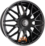 MEISTERWERK WHEELS MW17 Black Matt Lip Polished Einteilig 8.50 x 19 ET 35.00  5x112